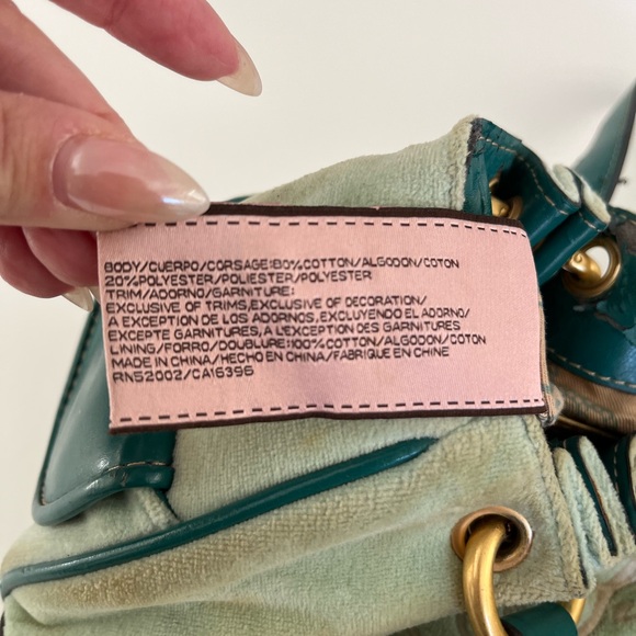 Rare Y2K JUICY COUTURE Velour Bag - Picture 14 of 15